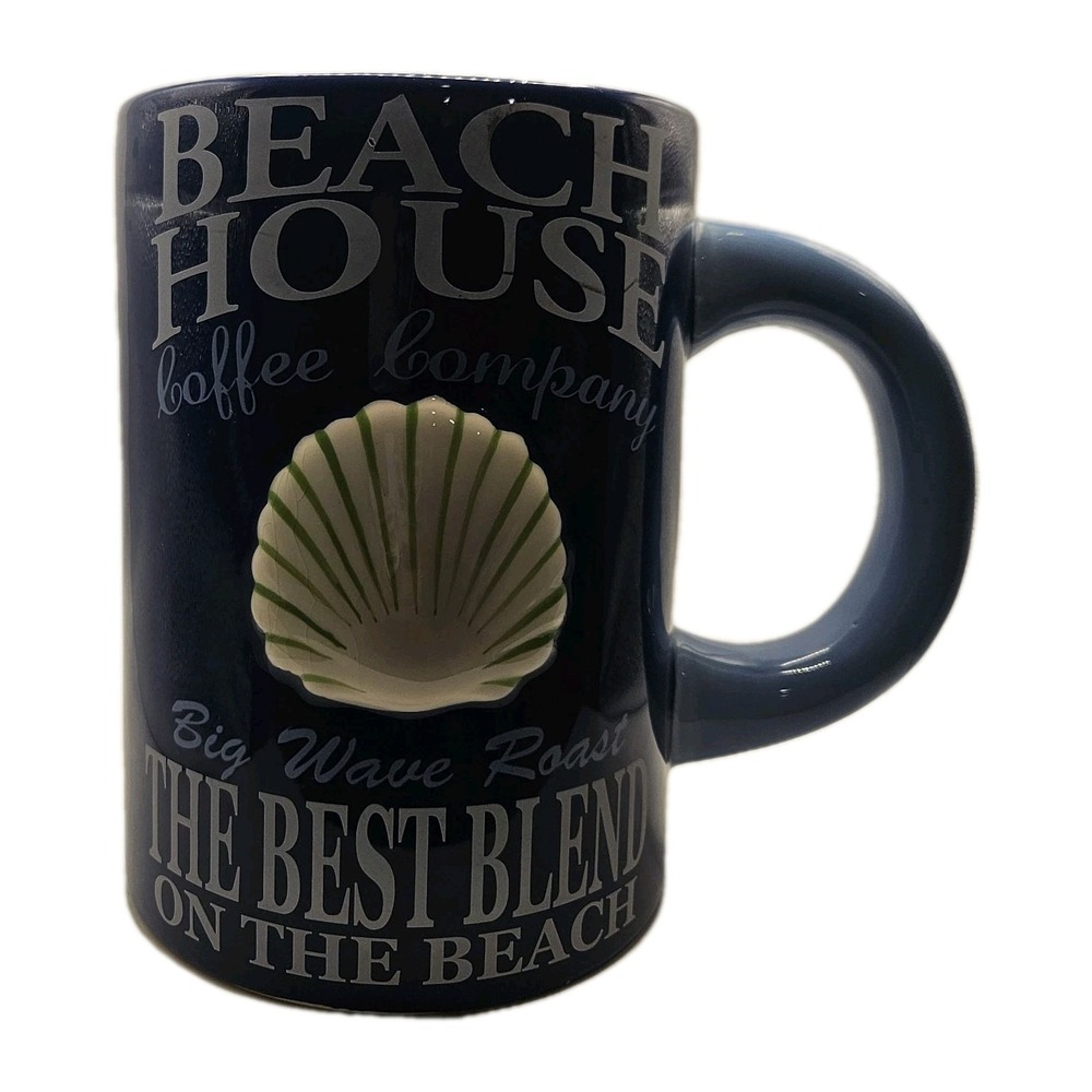 Cracker Barrel Coastal Beach House Extra Large Coffee‎ Mug Vase Decor
